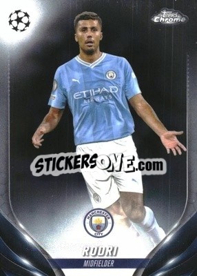 Sticker Rodri - UEFA Club Competitions Chrome 2023-2024
 n. 75 - Topps