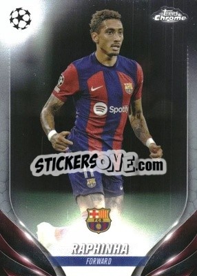 Sticker Raphinha - UEFA Club Competitions Chrome 2023-2024
 n. 76 - Topps