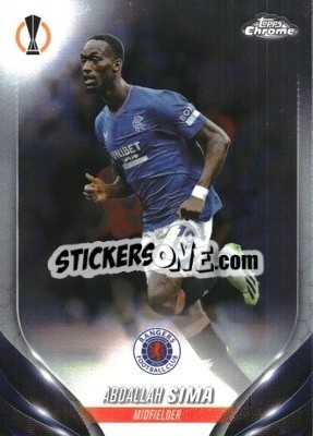 Sticker Abdallah Sima - UEFA Club Competitions Chrome 2023-2024
 n. 79 - Topps