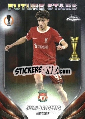 Sticker Stefan Bajcetic - UEFA Club Competitions Chrome 2023-2024
 n. 81 - Topps