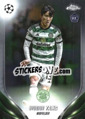 Sticker Hyunjun Yang - UEFA Club Competitions Chrome 2023-2024
 n. 83 - Topps