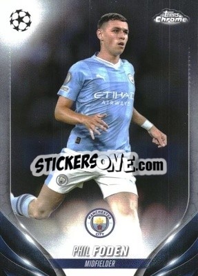 Sticker Phil Foden - UEFA Club Competitions Chrome 2023-2024
 n. 84 - Topps