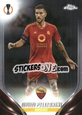 Sticker Lorenzo Pellegrini - UEFA Club Competitions Chrome 2023-2024
 n. 86 - Topps