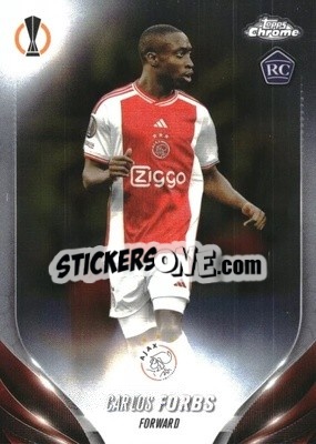 Sticker Carlos Forbs - UEFA Club Competitions Chrome 2023-2024
 n. 90 - Topps