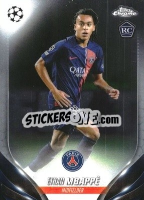 Sticker Ethan Mbappé - UEFA Club Competitions Chrome 2023-2024
 n. 91 - Topps