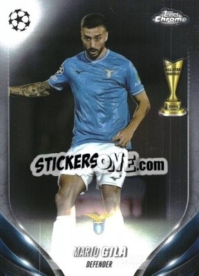 Sticker Mario Gila - UEFA Club Competitions Chrome 2023-2024
 n. 93 - Topps