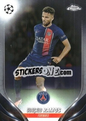 Sticker Gonçalo Ramos - UEFA Club Competitions Chrome 2023-2024
 n. 96 - Topps
