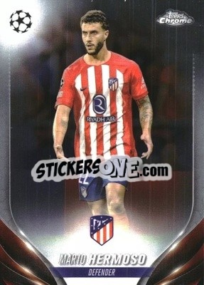 Sticker Mario Hermoso - UEFA Club Competitions Chrome 2023-2024
 n. 106 - Topps