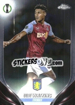 Sticker Ollie Watkins - UEFA Club Competitions Chrome 2023-2024
 n. 107 - Topps