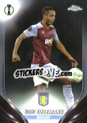 Sticker Youri Tielemans - UEFA Club Competitions Chrome 2023-2024
 n. 108 - Topps
