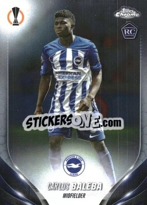 Sticker Carlos Baleba - UEFA Club Competitions Chrome 2023-2024
 n. 113 - Topps