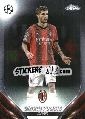 Sticker Christian Pulisic - UEFA Club Competitions Chrome 2023-2024
 n. 114 - Topps