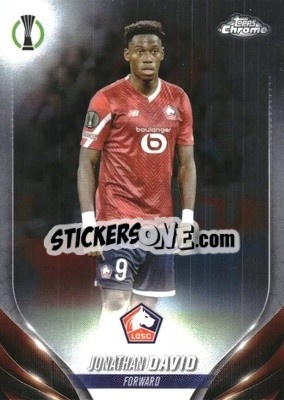Sticker Jonathan David - UEFA Club Competitions Chrome 2023-2024
 n. 117 - Topps