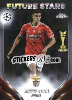 Sticker António Silva - UEFA Club Competitions Chrome 2023-2024
 n. 123 - Topps