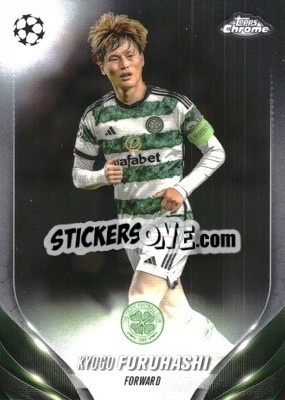 Sticker Kyogo Furuhashi - UEFA Club Competitions Chrome 2023-2024
 n. 127 - Topps