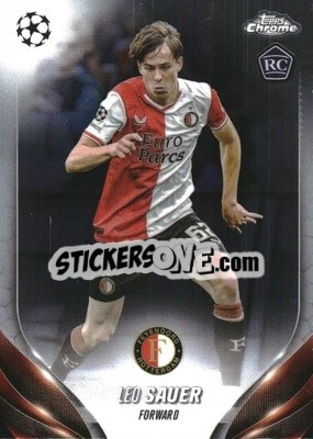 Sticker Leo Sauer - UEFA Club Competitions Chrome 2023-2024
 n. 129 - Topps