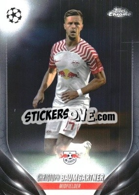 Sticker Christoph Baumgartner - UEFA Club Competitions Chrome 2023-2024
 n. 130 - Topps