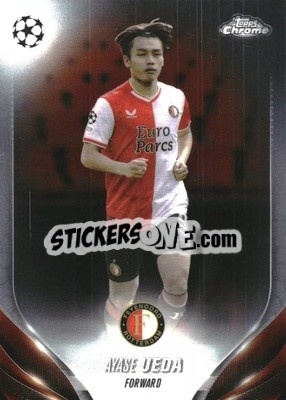 Sticker Ayase Ueda - UEFA Club Competitions Chrome 2023-2024
 n. 138 - Topps