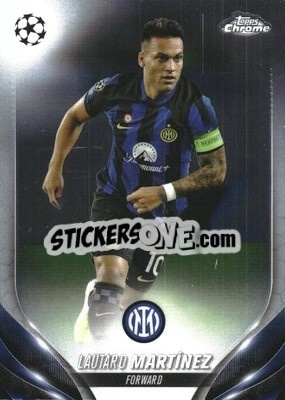 Sticker Lautaro Martínez - UEFA Club Competitions Chrome 2023-2024
 n. 143 - Topps