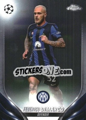Sticker Federico Dimarco - UEFA Club Competitions Chrome 2023-2024
 n. 144 - Topps