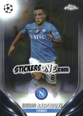Cromo Giacomo Raspadori - UEFA Club Competitions Chrome 2023-2024
 n. 149 - Topps