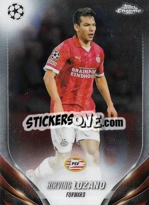 Sticker Hirving Lozano - UEFA Club Competitions Chrome 2023-2024
 n. 156 - Topps