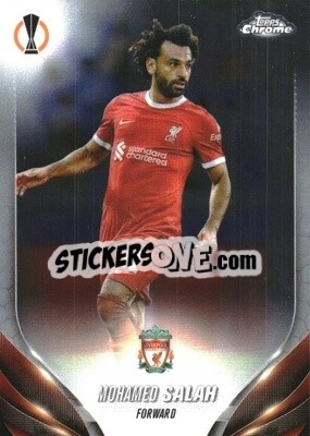 Sticker Mohamed Salah - UEFA Club Competitions Chrome 2023-2024
 n. 163 - Topps