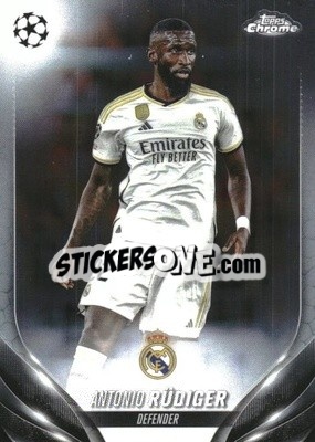 Sticker Antonio Rüdiger - UEFA Club Competitions Chrome 2023-2024
 n. 164 - Topps