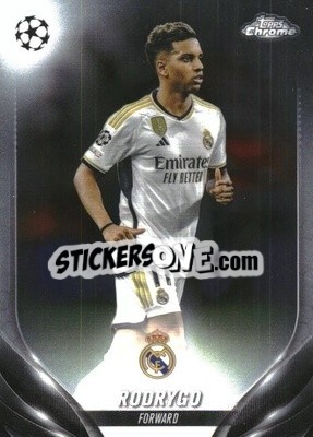 Sticker Rodrygo - UEFA Club Competitions Chrome 2023-2024
 n. 168 - Topps