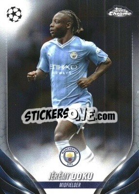 Sticker Jérémy Doku - UEFA Club Competitions Chrome 2023-2024
 n. 171 - Topps