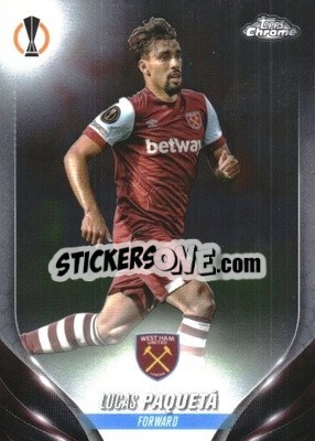 Sticker Lucas Paquetá - UEFA Club Competitions Chrome 2023-2024
 n. 179 - Topps