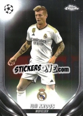 Sticker Toni Kroos - UEFA Club Competitions Chrome 2023-2024
 n. 180 - Topps