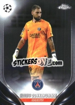 Sticker Gianluigi Donnarumma - UEFA Club Competitions Chrome 2023-2024
 n. 181 - Topps