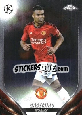 Sticker Casemiro - UEFA Club Competitions Chrome 2023-2024
 n. 189 - Topps