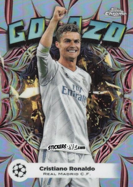 Figurina Cristiano Ronaldo - UEFA Club Competitions Chrome 2023-2024
 n. GL-2 - Topps