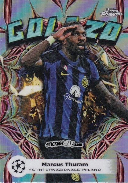 Sticker Marcus Thuram - UEFA Club Competitions Chrome 2023-2024
 n. GL-4 - Topps