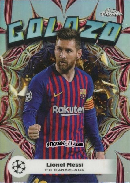 Sticker Lionel Messi - UEFA Club Competitions Chrome 2023-2024
 n. GL-5 - Topps