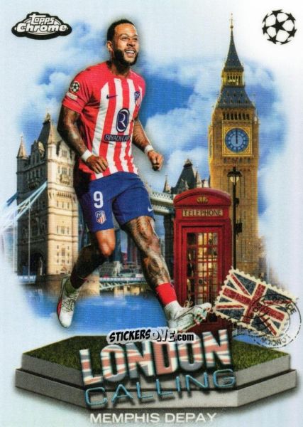 Cromo Memphis Depay - UEFA Club Competitions Chrome 2023-2024
 n. LC-2 - Topps