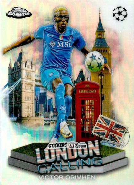 Sticker Victor Osimhen - UEFA Club Competitions Chrome 2023-2024
 n. LC-10 - Topps