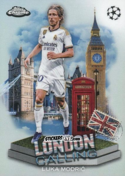 Sticker Luka Modrić - UEFA Club Competitions Chrome 2023-2024
 n. LC-11 - Topps