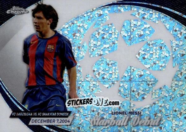 Sticker Lionel Messi - UEFA Club Competitions Chrome 2023-2024
 n. SD-10 - Topps