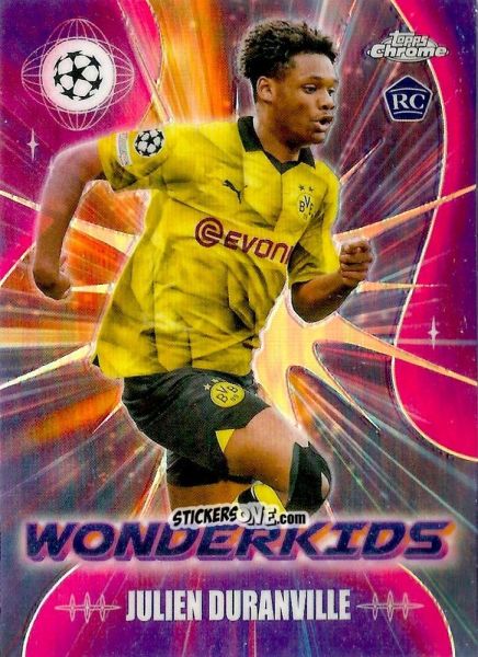 Cromo Julien Duranville - UEFA Club Competitions Chrome 2023-2024
 n. WK-2 - Topps