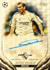Figurina Zinédine Zidane - UEFA Club Competitions Chrome 2023-2024
 n. CA-ZZ - Topps