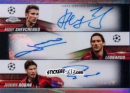 Cromo Leonardo / Zvonimir Boban / Andriy Shevchenko - UEFA Club Competitions Chrome 2023-2024
 n. TA-SLB - Topps