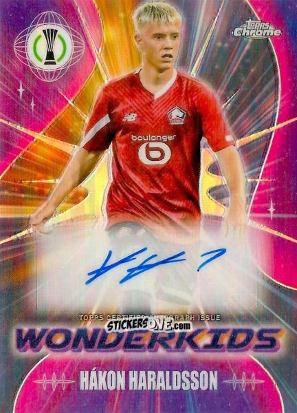 Cromo Hákon Haraldsson - UEFA Club Competitions Chrome 2023-2024
 n. WA-HAH - Topps