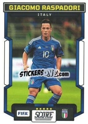 Cromo Giacomo Raspadori - Score FIFA 2023-2024
 n. 107 - Panini