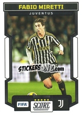 Sticker Fabio Miretti - Score FIFA 2023-2024
 n. 122 - Panini