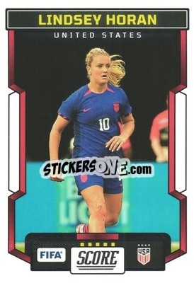 Sticker Lindsey Horan - Score FIFA 2023-2024
 n. 186 - Panini