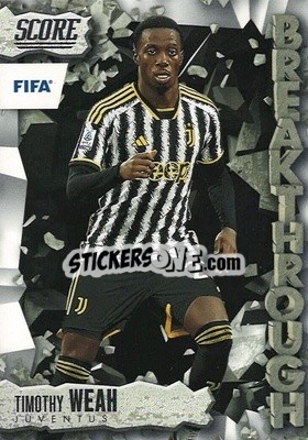 Sticker Timothy Weah - Score FIFA 2023-2024
 n. B22 - Panini