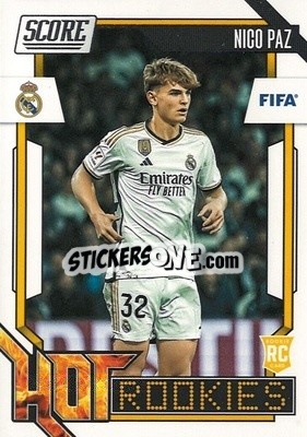 Sticker Nico Paz - Score FIFA 2023-2024
 n. HR4 - Panini